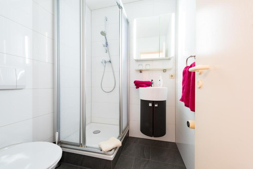 Koupelna v ubytování Hotel Boddenhus Garni
