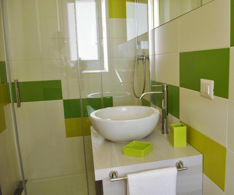 Koupelna v ubytování La Giara Guest House
