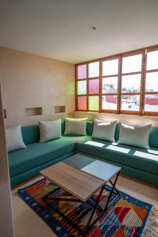 Posezení v ubytování The Cove Surf House