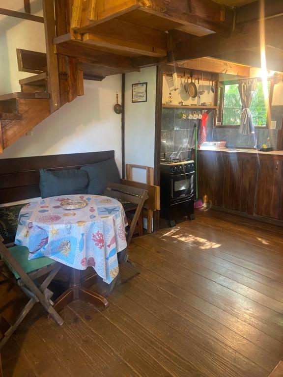 Kuchyň nebo kuchyňský kout v ubytování Las Cabañas de Ana