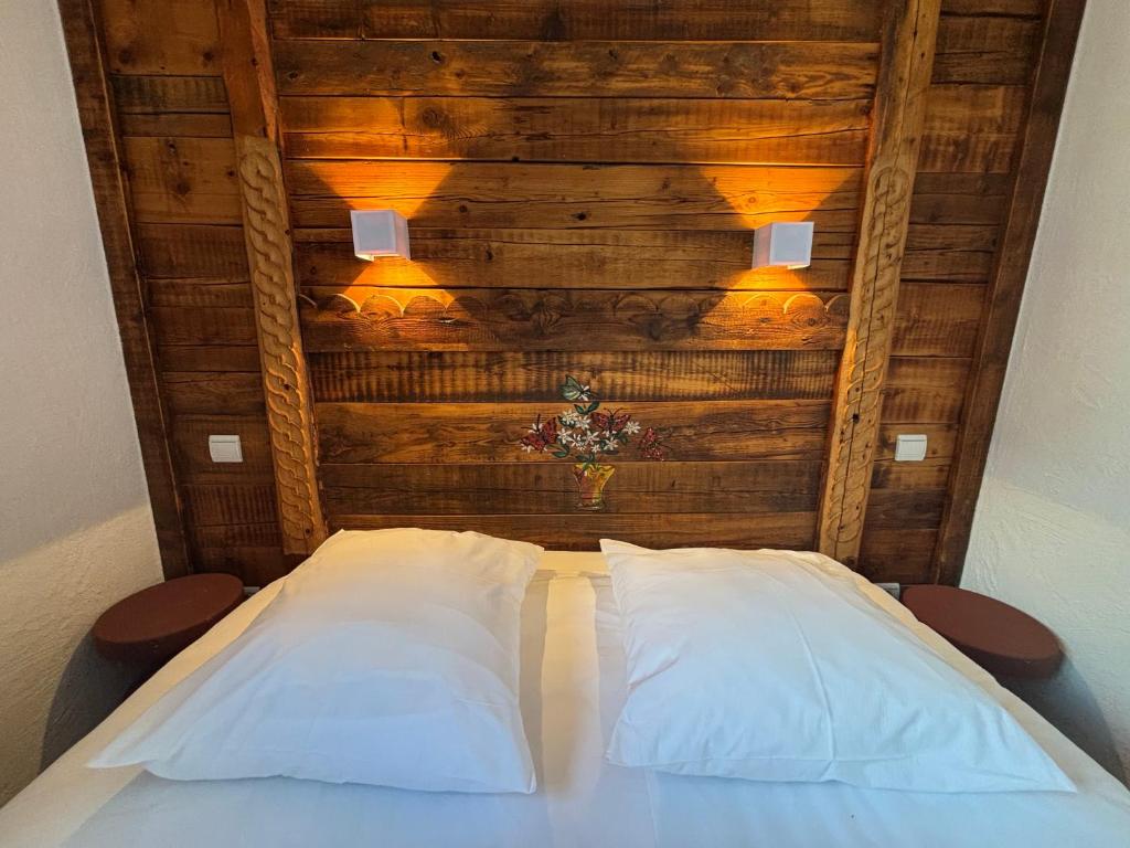 Postel nebo postele na pokoji v ubytování Résidence Le Portillo
