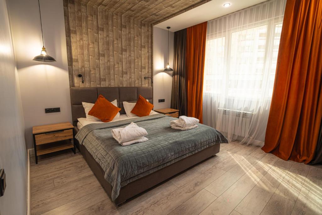 Katil atau katil-katil dalam bilik di Dream Hotel