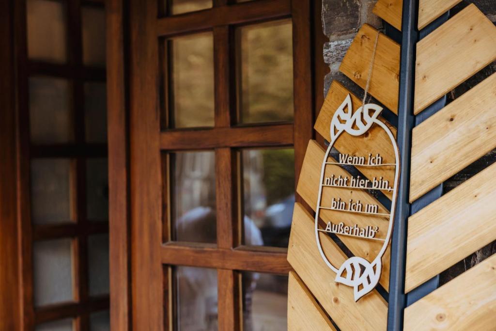 Certifikát, hodnocení, plakát nebo jiný dokument vystavený v ubytování Außerhalb2 - Übernachten im Tipi