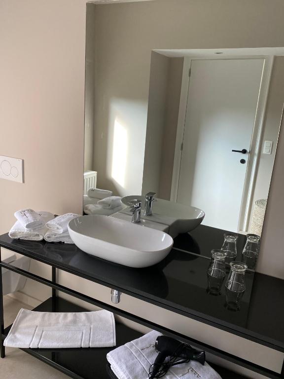 Koupelna v ubytování B&B Gellick