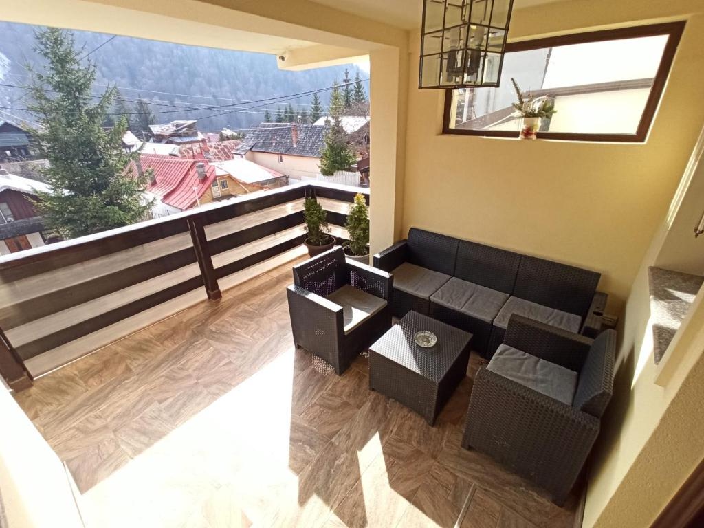 Balkón nebo terasa v ubytování Skyline Villa