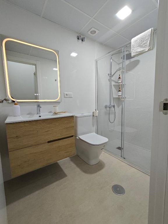 Koupelna v ubytování Precioso apartamento junto al casco histórico