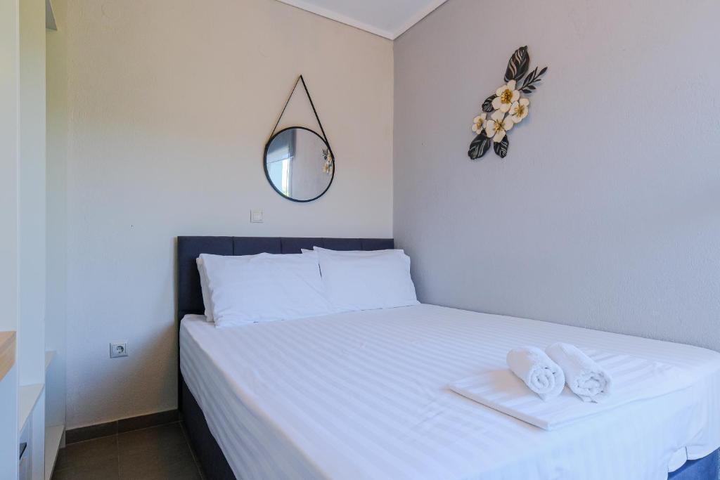 Letto o letti in una camera di Deluxe Chrousso Pool Villa