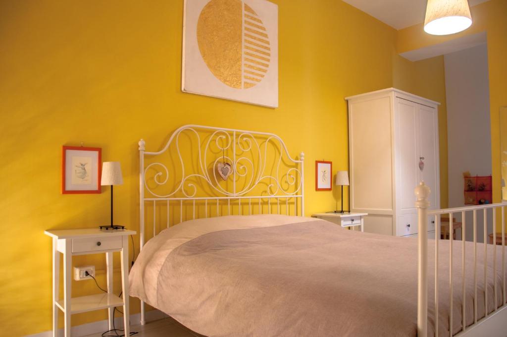 Postel nebo postele na pokoji v ubytování B&B Le Comari Salentine