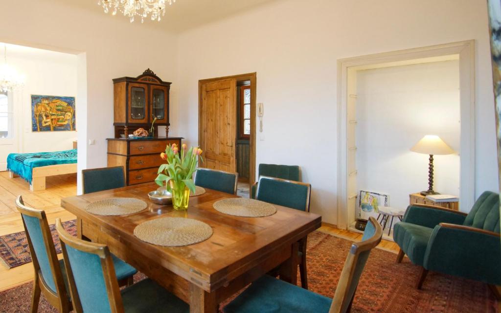 Posezení v ubytování Ferienwohnungen Villa Winkler