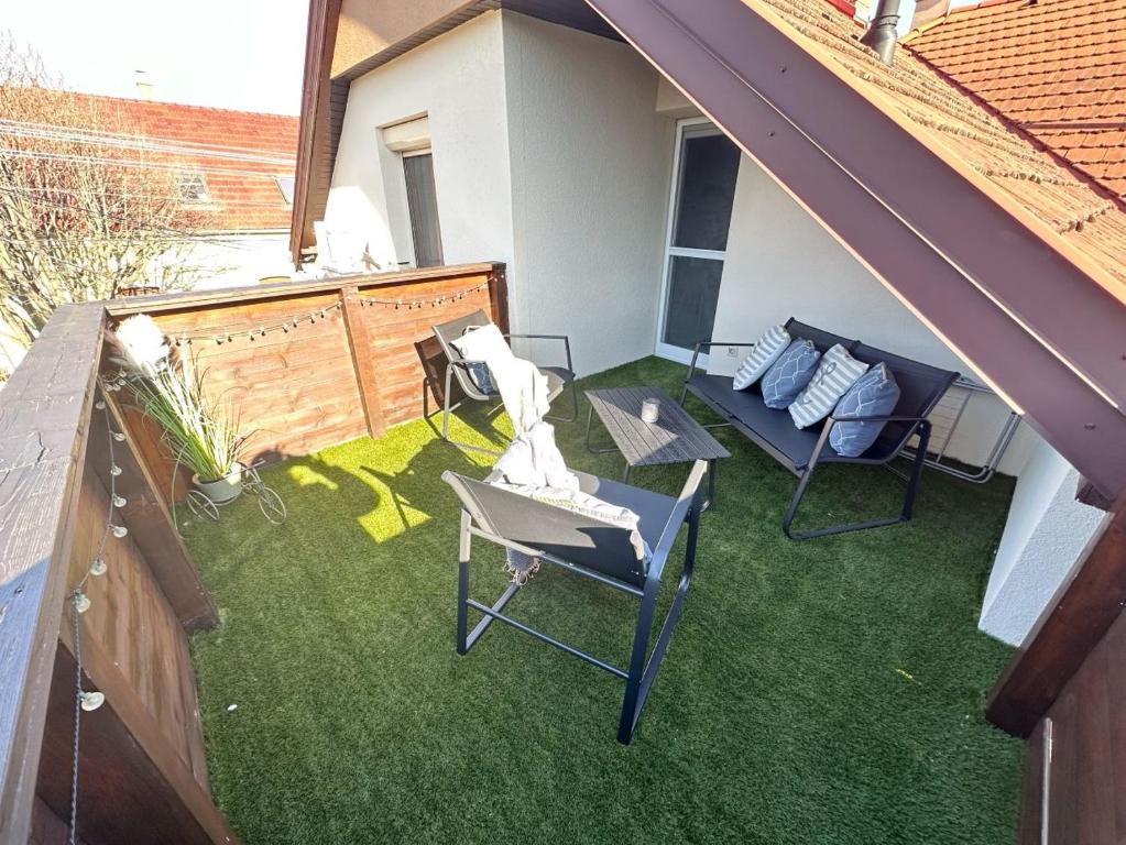 Patio nebo venkovní prostory v ubytování Dora Holiday House & Apartments