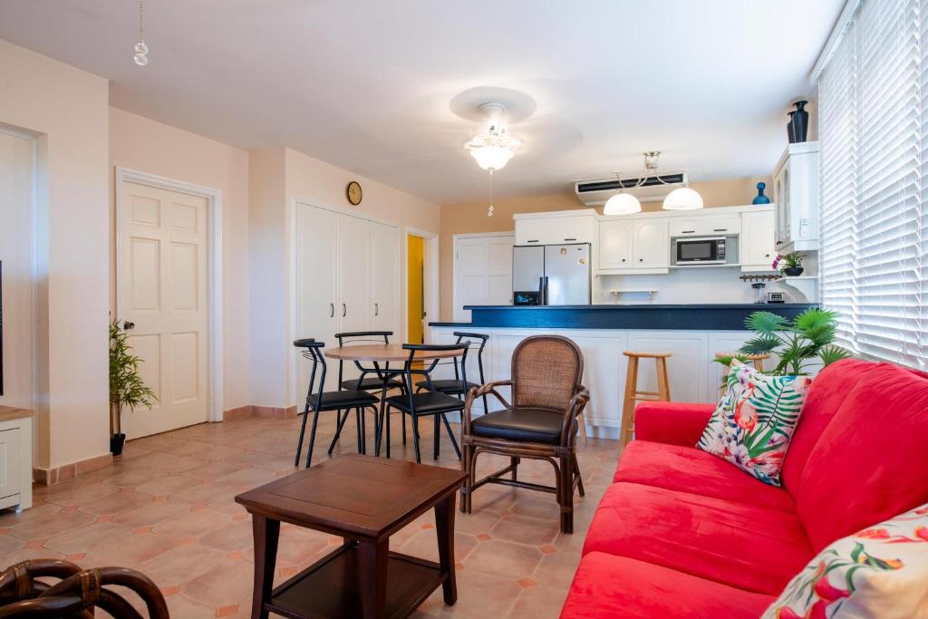 Kuchyň nebo kuchyňský kout v ubytování Curacao Luxury Holiday Rentals
