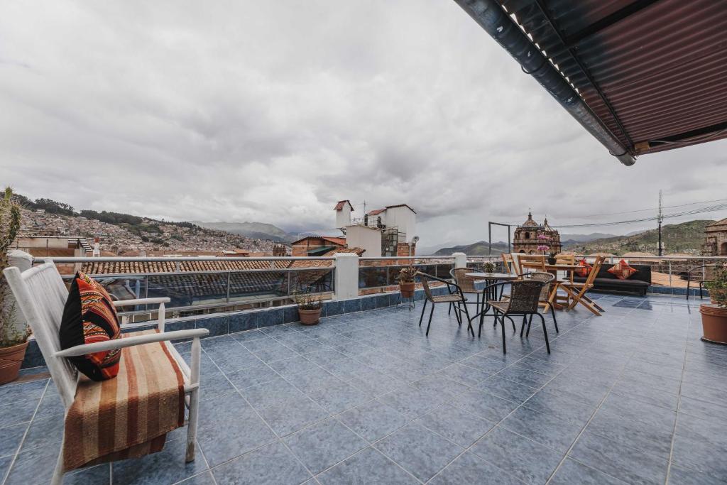 Nespecifikovaný výhled na hory nebo výhled na hory při pohledu z aparthotelu