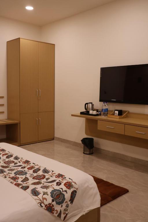 Kuchyň nebo kuchyňský kout v ubytování Labels Hotel