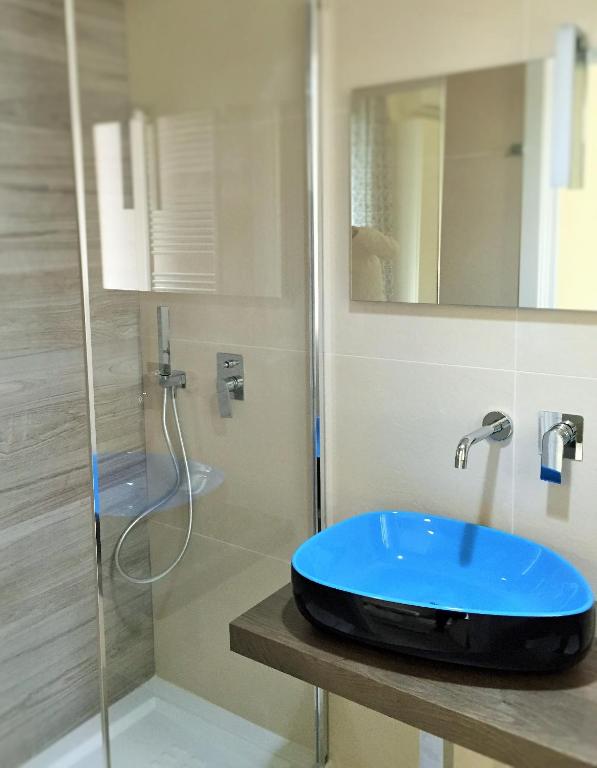A bathroom at Profumo d'aMARE