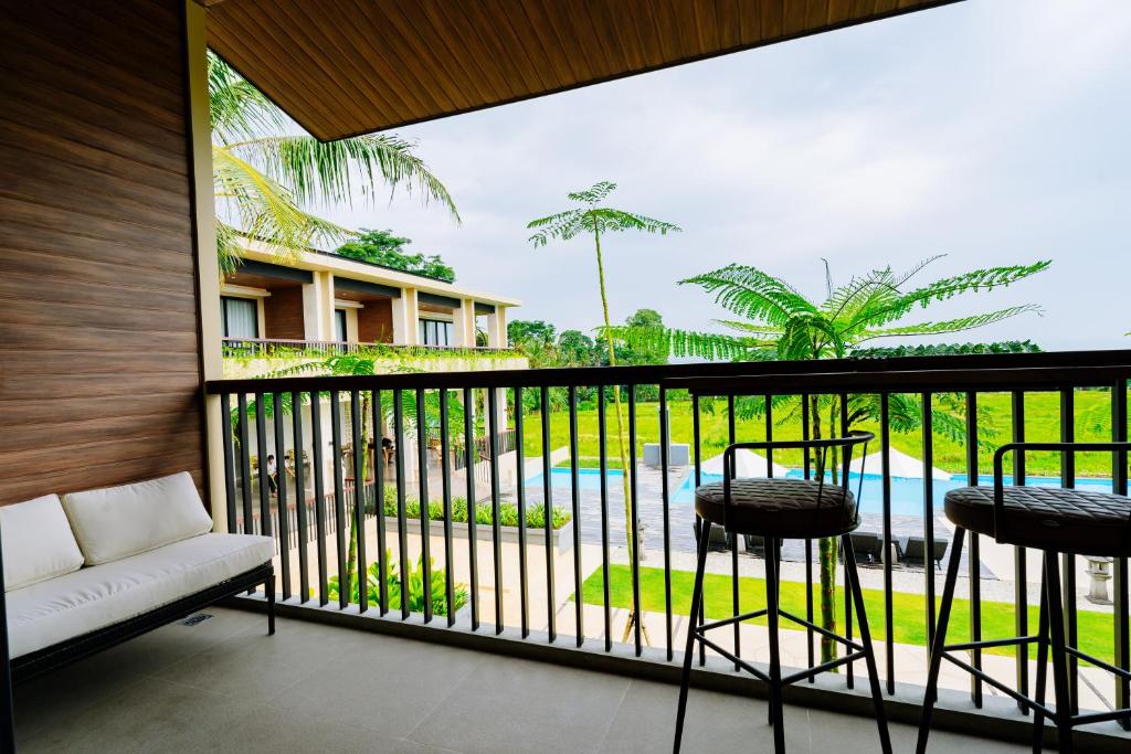Bazén v ubytování Big Dragon Villas Ubud nebo v jeho okolí