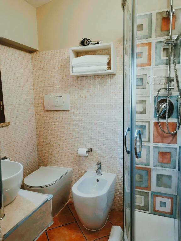 Koupelna v ubytování Hotel Piscina La Suite