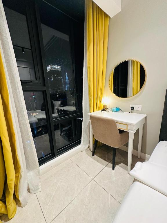 Postel nebo postele na pokoji v ubytování Residensi Akson Bukit Bintang Axon nearby Pavilion TRX