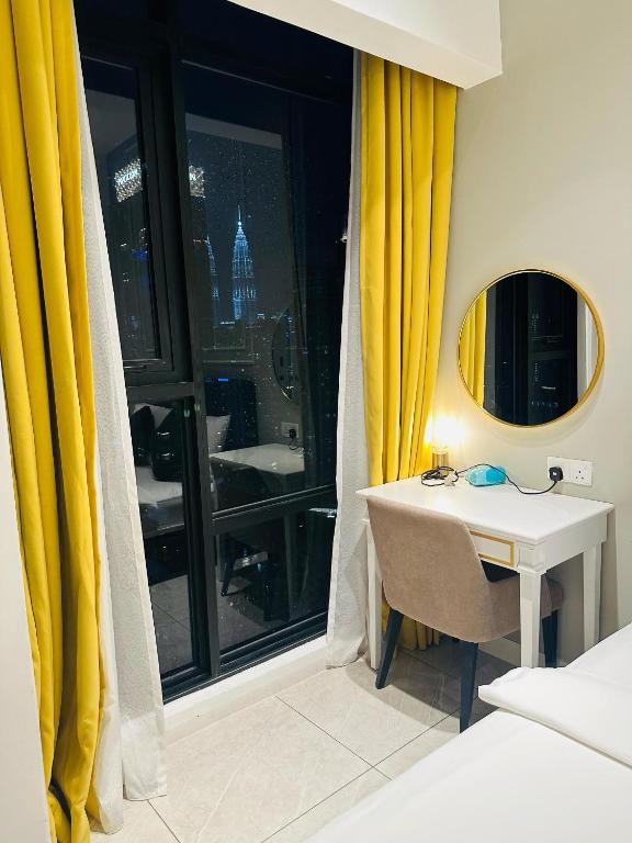TV a/nebo společenská místnost v ubytování Residensi Akson Bukit Bintang Axon nearby Pavilion TRX