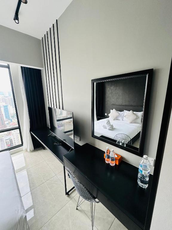 TV a/nebo společenská místnost v ubytování Residensi Akson Bukit Bintang Axon nearby Pavilion TRX