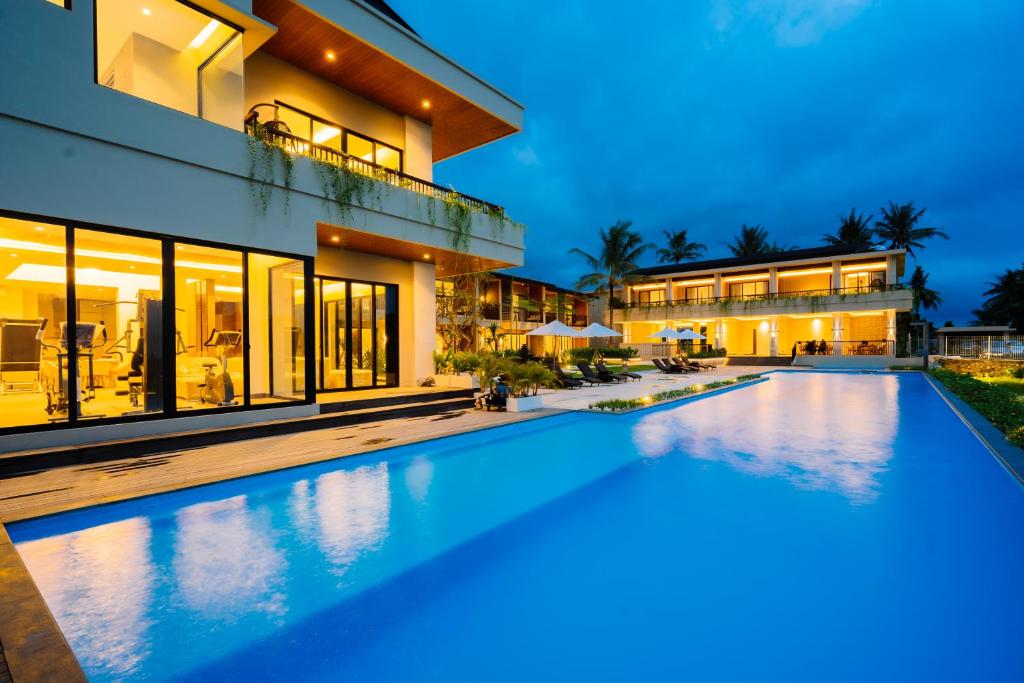 Bazén v ubytování Big Dragon Villas Ubud nebo v jeho okolí