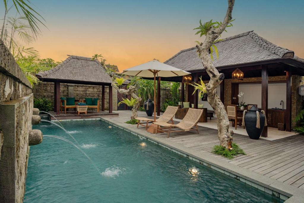 Bazén v ubytování E Sanctuary Resort Ubud nebo v jeho okolí