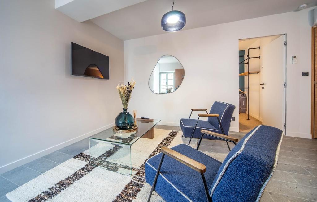 Posezení v ubytování L'aventurière