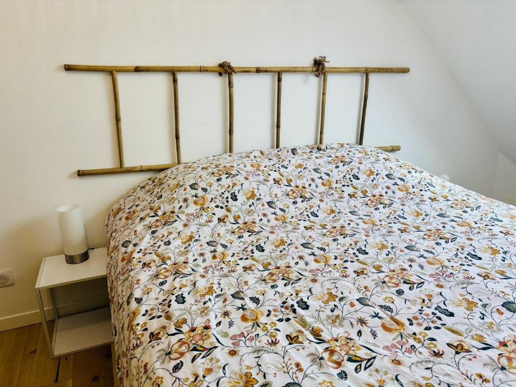 Postel nebo postele na pokoji v ubytování Kay DouDou 60m2 - 5 min Aéroport - Navette - Parking