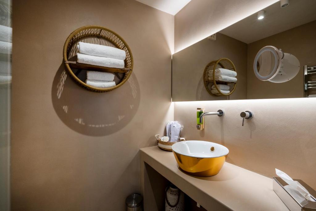 Koupelna v ubytování Apulia Charming Suites - Casa Rossa Suite Perla e Suite Corallo