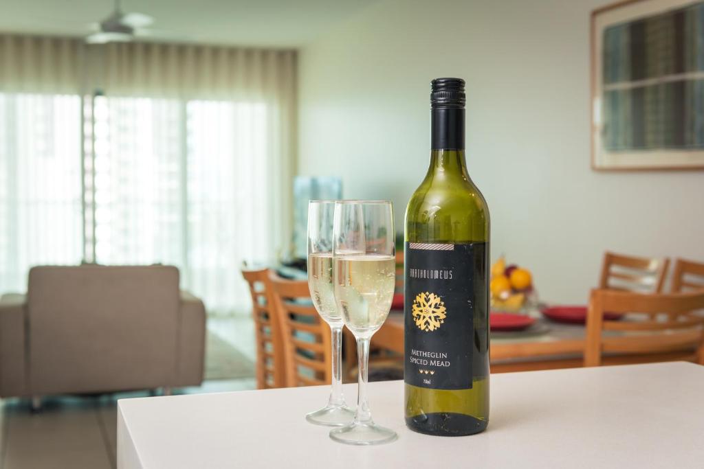 Nápoje v ubytování Darwin Harbour Suite