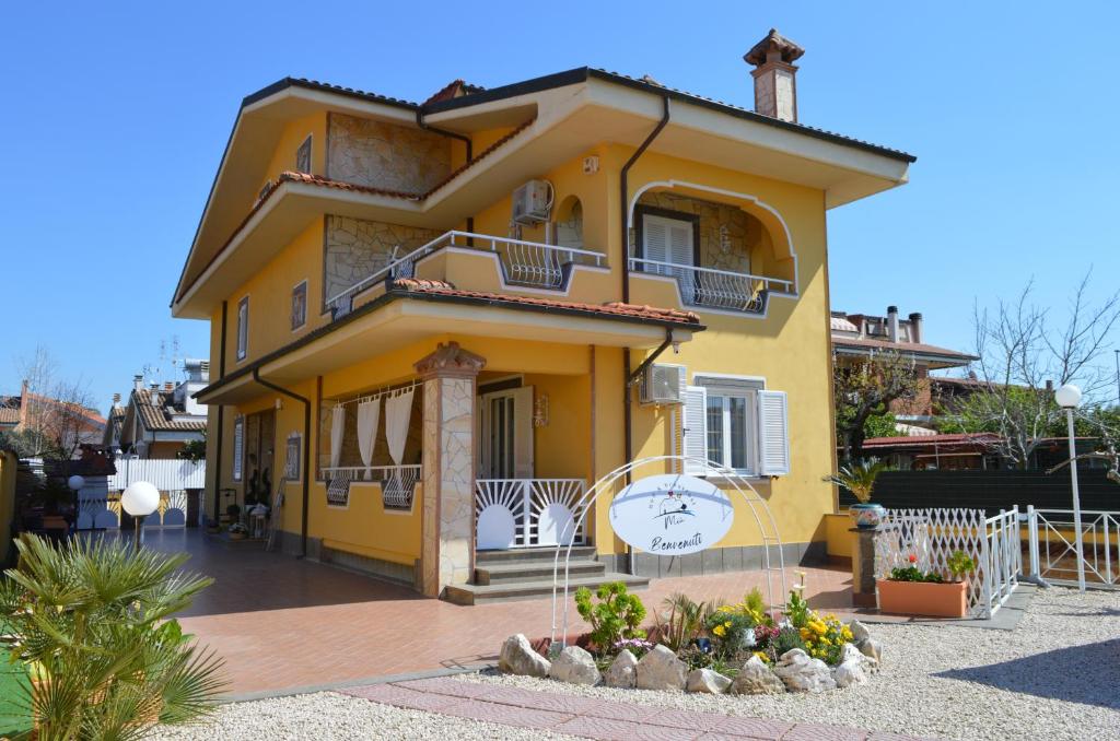 Budova, kde se bed and breakfast nachází