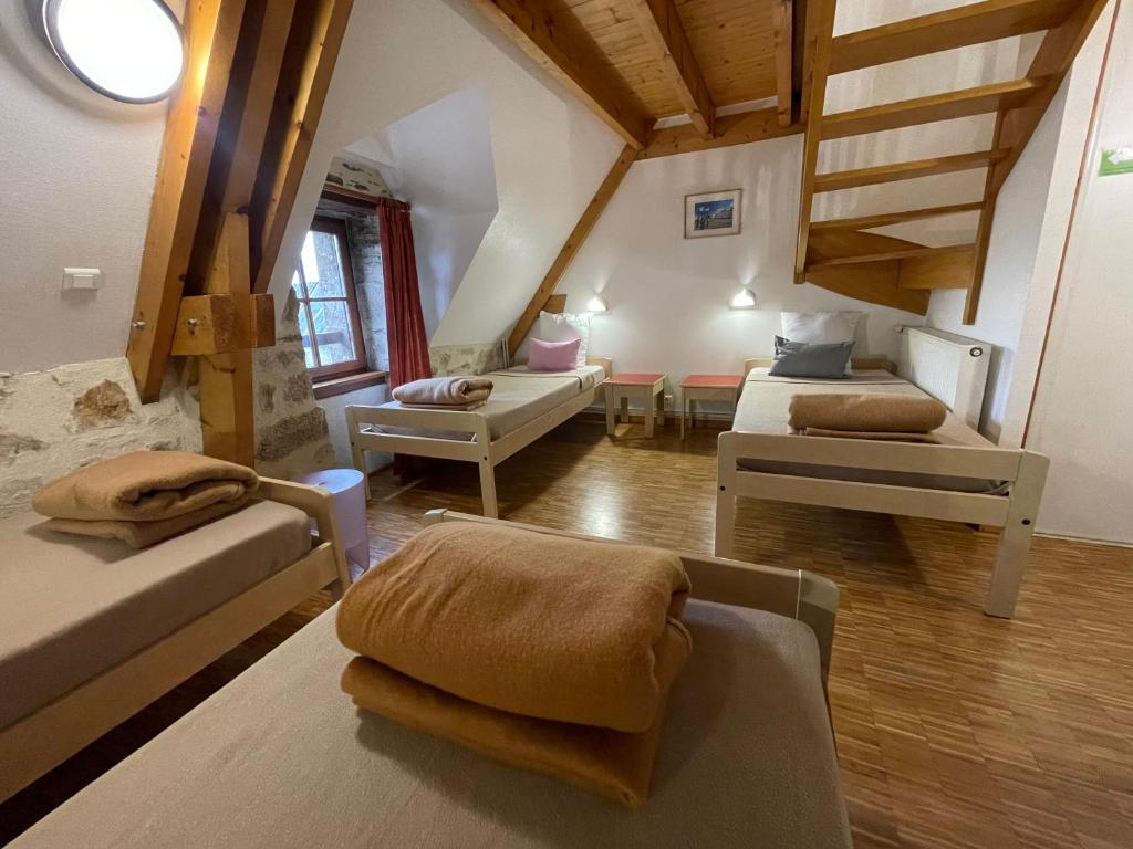 Gîte et Hostel Le Ty Bihui - Single Bed In Mixed Dormitory Room