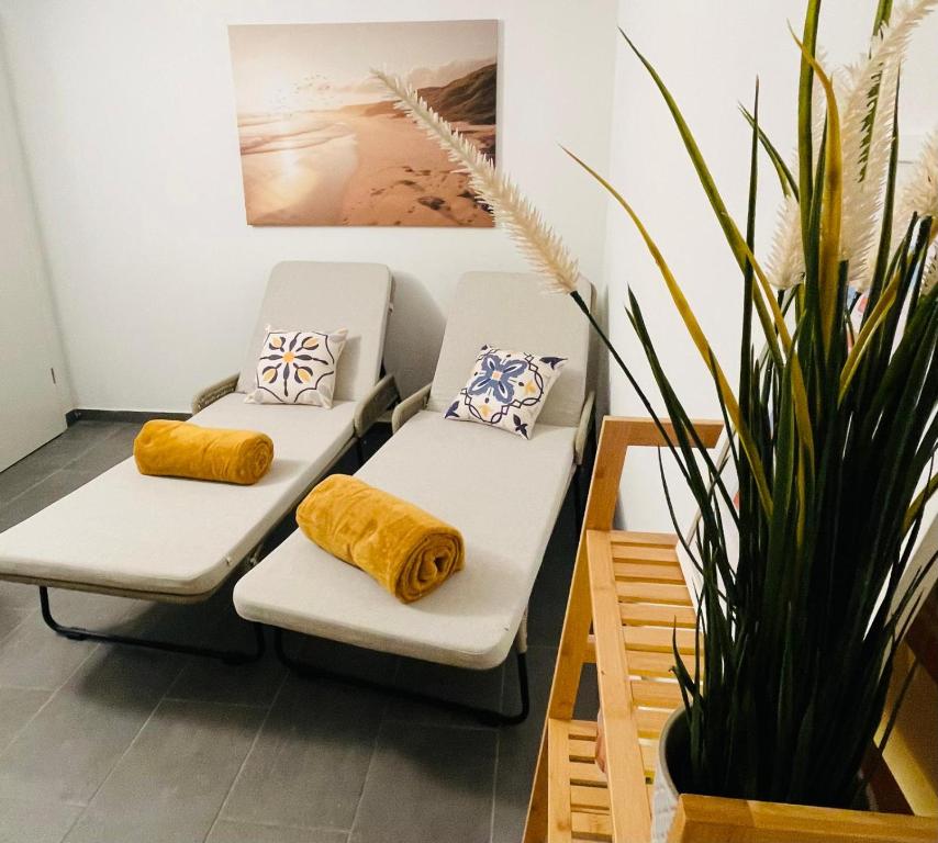 Posezení v ubytování LITELIVING Cozy Suite