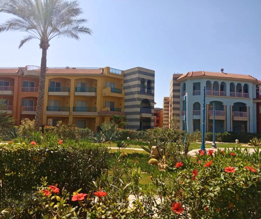 Budova, kde se aparthotel nachází