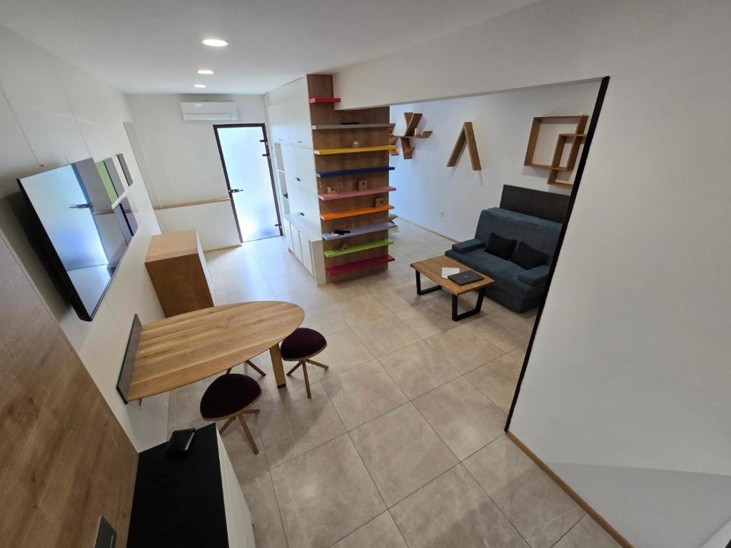 Kuchyň nebo kuchyňský kout v ubytování Apartment ARSO
