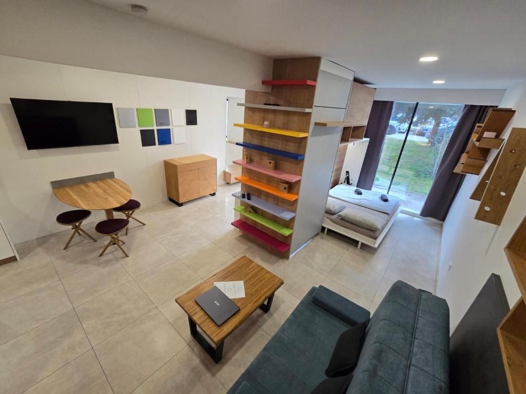 TV a/nebo společenská místnost v ubytování Apartment ARSO