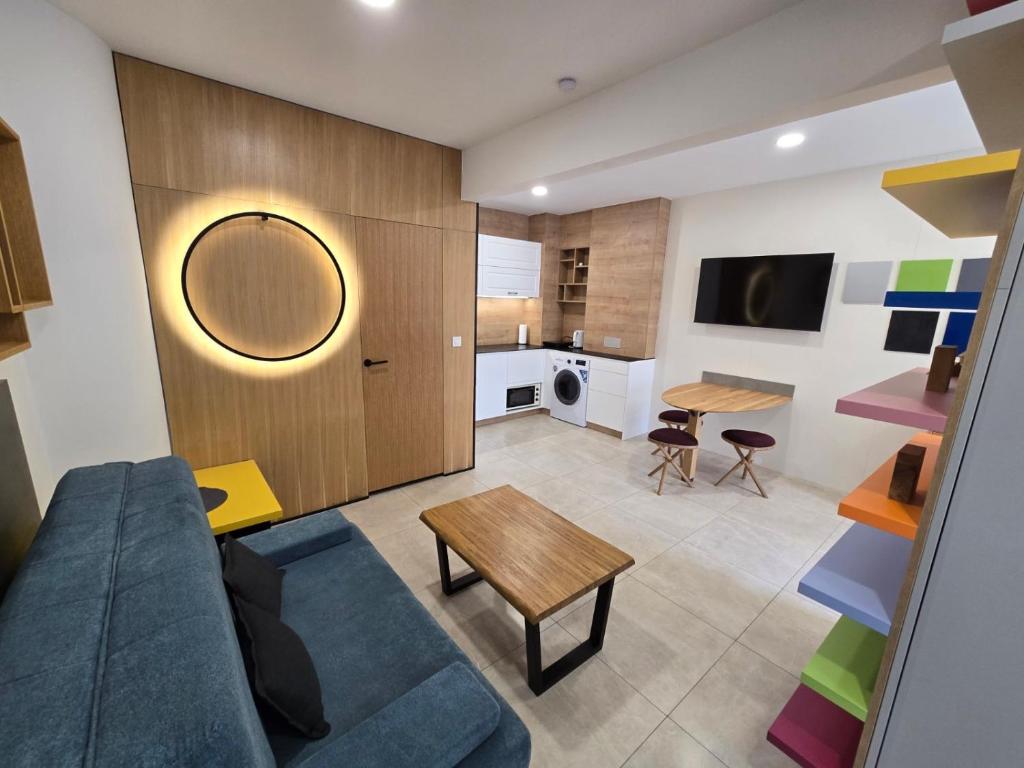 TV a/nebo společenská místnost v ubytování Apartment ARSO