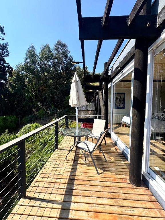 Balkón nebo terasa v ubytování Lofts - Casa El Pangue, Zapallar