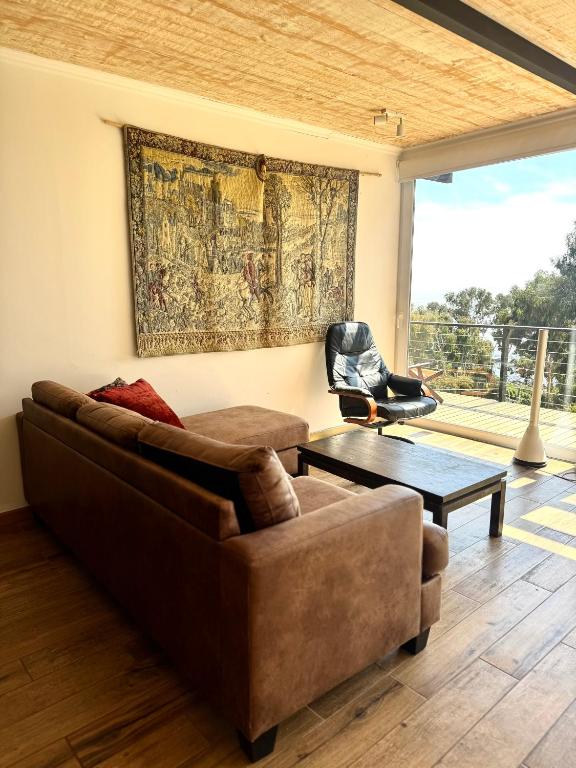 Posezení v ubytování Lofts - Casa El Pangue, Zapallar