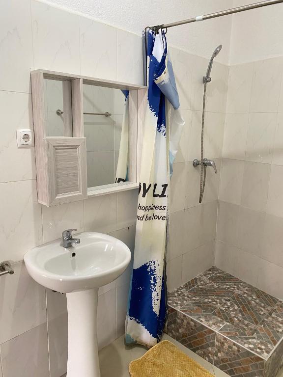 Koupelna v ubytování Tarrafal Paradise Suite