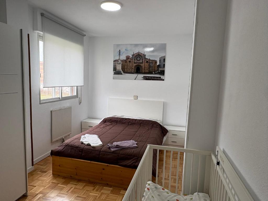 Postel nebo postele na pokoji v ubytování VUT Casa Trujillano