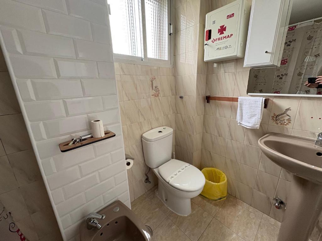 Koupelna v ubytování VUT Casa Trujillano