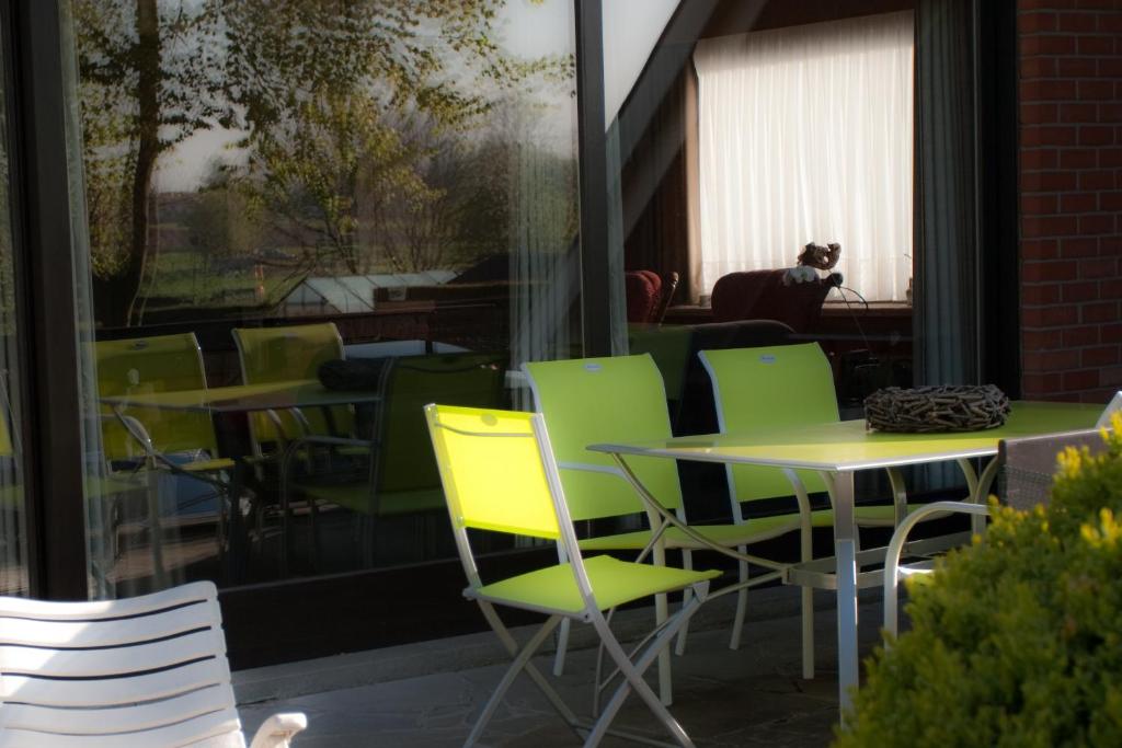 Posezení v ubytování B&B Goudsbloempje