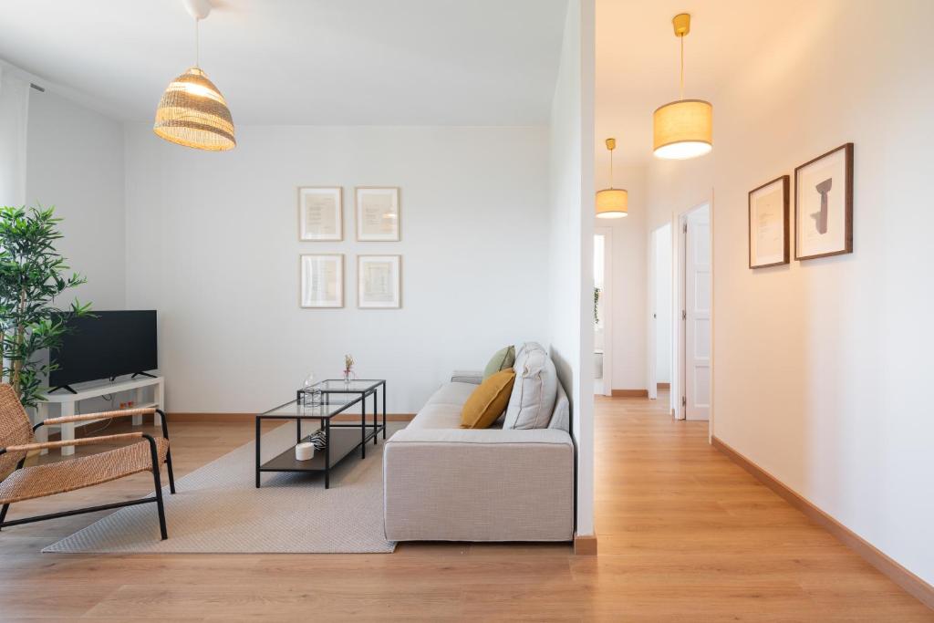 Telewizja i/lub zestaw kina domowego w obiekcie Perbes Beach Terrace R