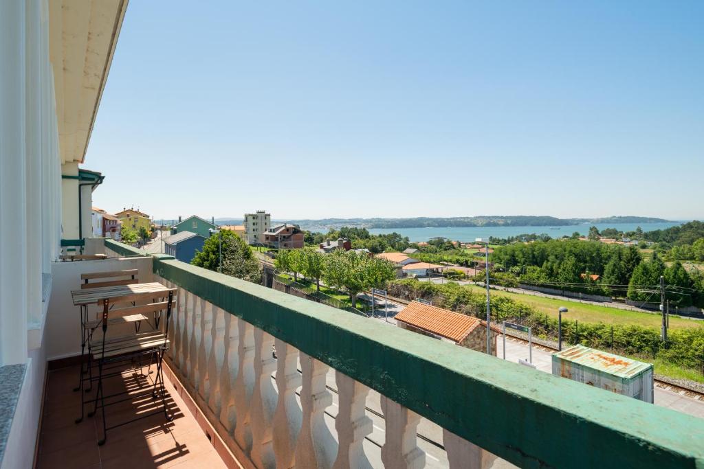 Balkon lub taras w obiekcie Perbes Beach Terrace R