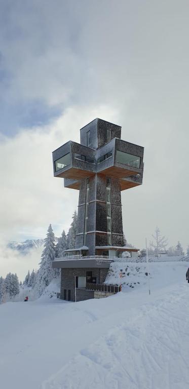Haus Frankl v zimě