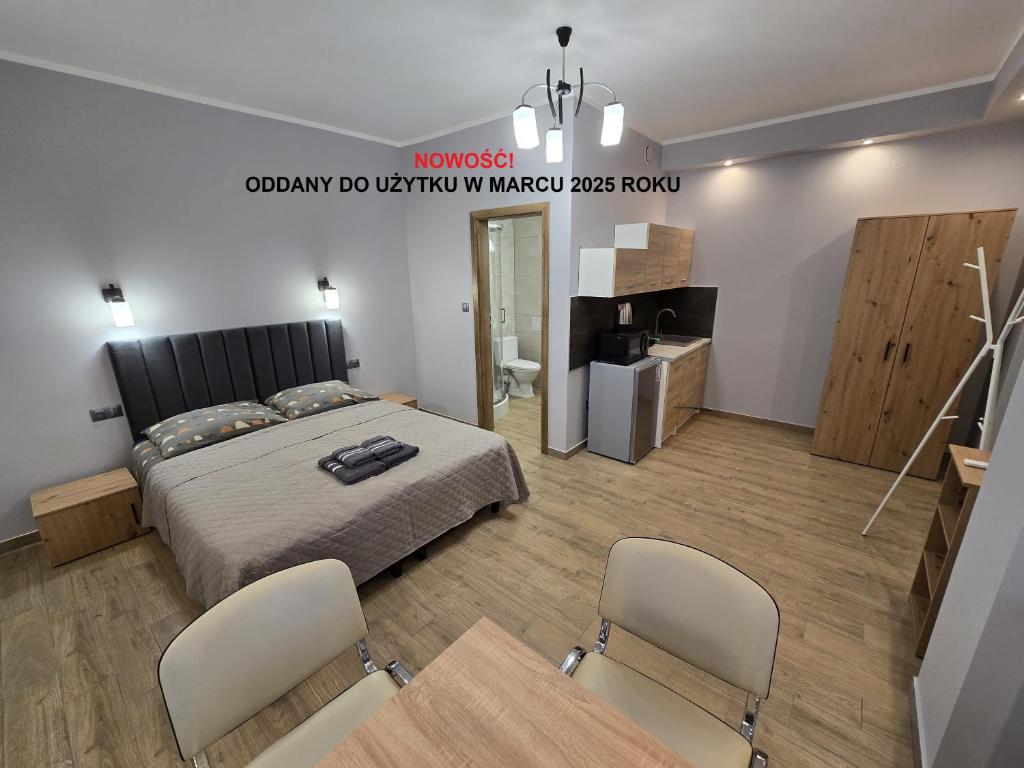 Posteľ alebo postele v izbe v ubytovaní Apartamenty Pokoje DreamZone