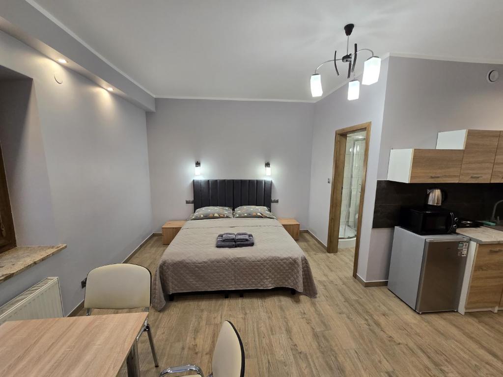 Posteľ alebo postele v izbe v ubytovaní Apartamenty Pokoje DreamZone