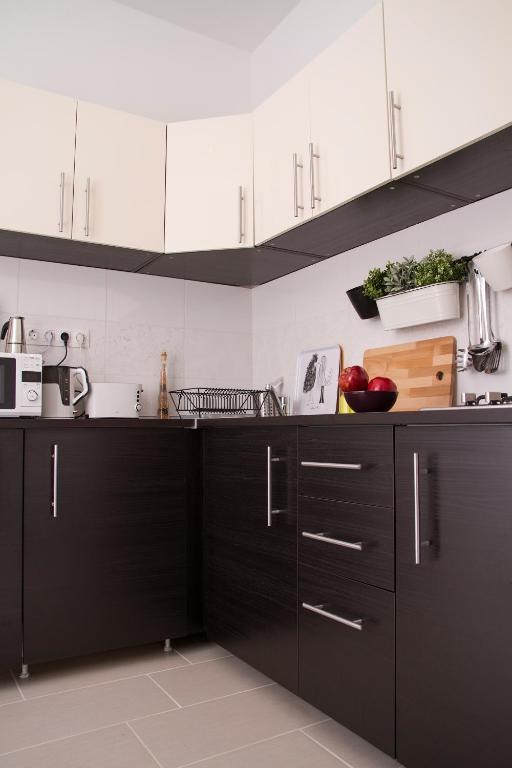 Kuchyňa alebo kuchynka v ubytovaní Lovag Apartman