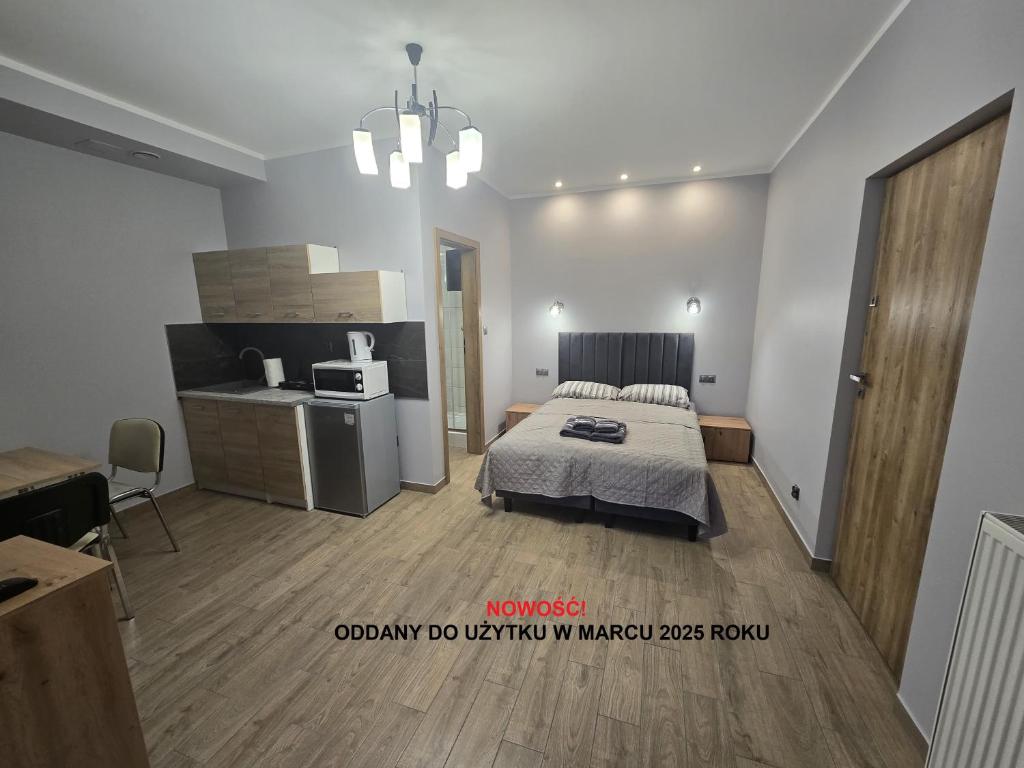 Posteľ alebo postele v izbe v ubytovaní Apartamenty Pokoje DreamZone
