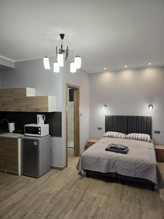 Posteľ alebo postele v izbe v ubytovaní Apartamenty Pokoje DreamZone